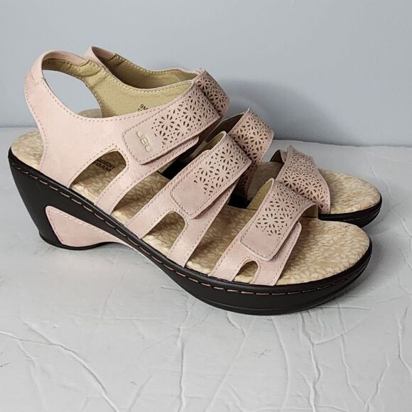 Jambu STEPHANIE Triple Strap Memory Foam Sling Back Sandal Size 9 new - Picture 1 of 6